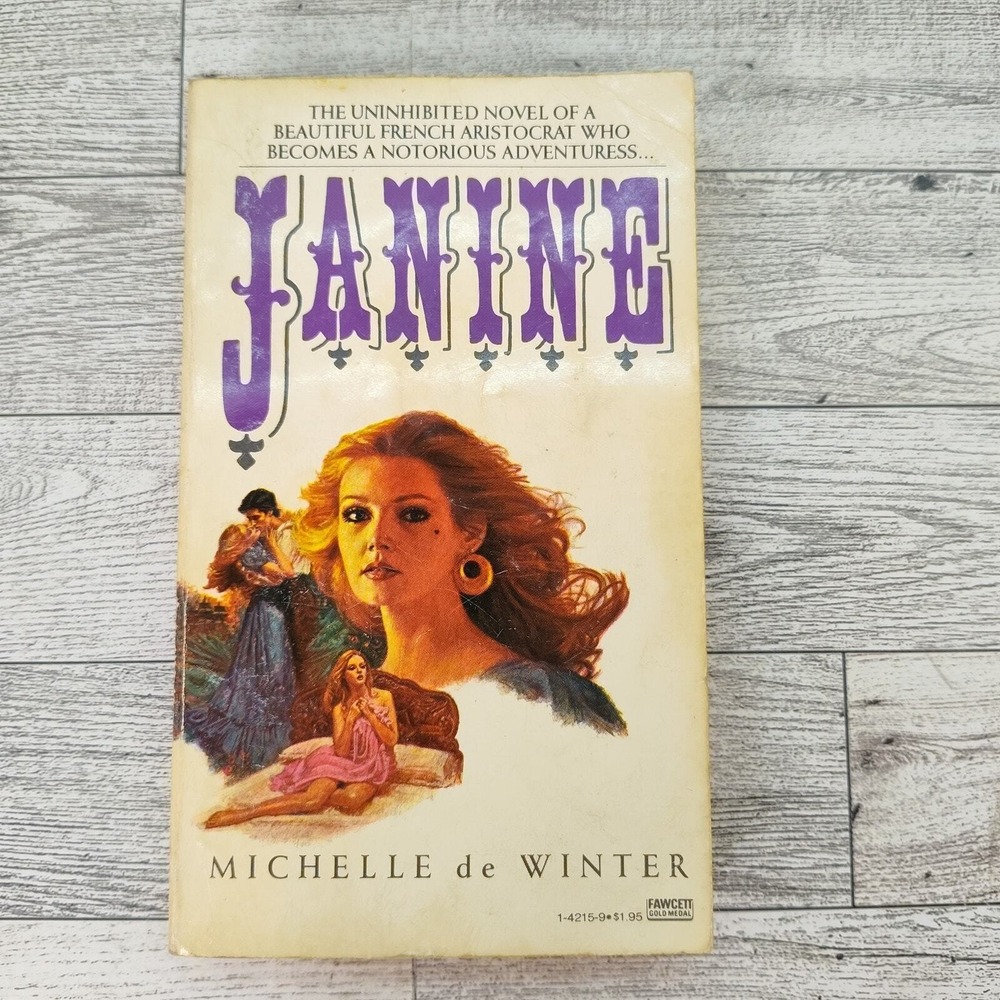 Janine Michelle de Winter 1979 Fawcett Gold Medal Vintage Historical Romance PB